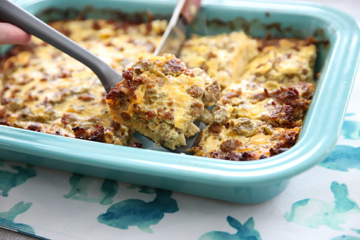 Breakfast Casseroles With Bacon And Sausage